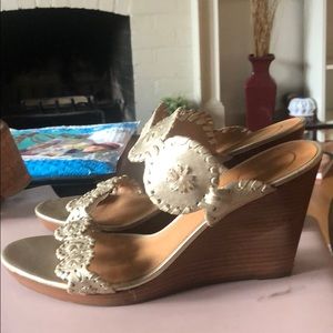 Jack rogers heeled sandals!